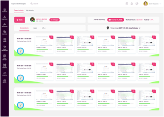 CannyTrack Real-Time Activity Tracking Diagram
